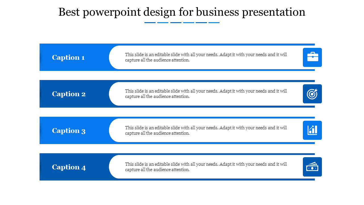 best powerpoint design for business presentation-Blue